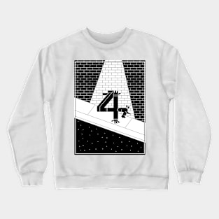 Four Finger Handstand Unicorn Crewneck Sweatshirt